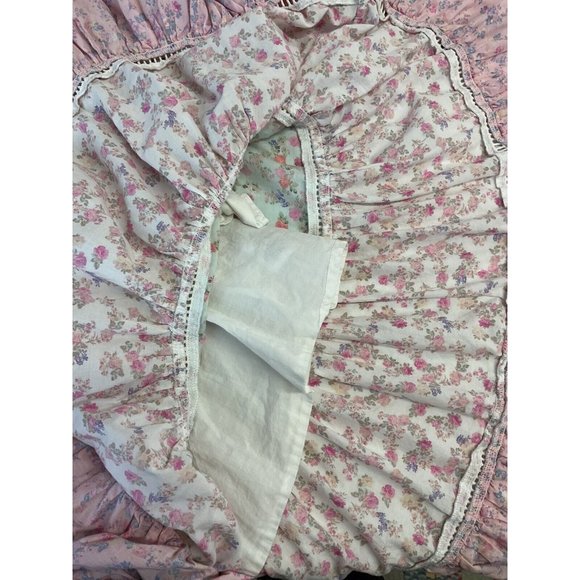 Love Shack Fancy; Floral A-Line; Tiered; XL - Picture 8 of 9